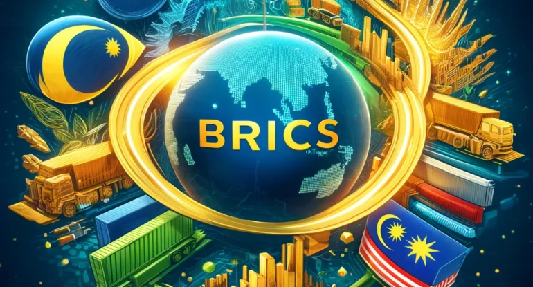 DALL·E 2024-12-17 21.59.42 - A dynamic depiction of Thailand and Malaysia joining BRICS. The design features the BRICS logo at the center, with trade routes extending to Thailand, DALL·E 2024-12-17 21.59.42 - A dynamic depiction of Thailand and Malaysia joining BRICS. The design features the BRICS logo at the center, with trade routes extending to Thailand,