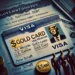DALL·E 2025-02-26 07.26.40 - A symbolic representation of Trump's proposed $5 million 'Gold Card' visa program. The image features a U.S. visa card labeled 'Gold Card' with a $5M