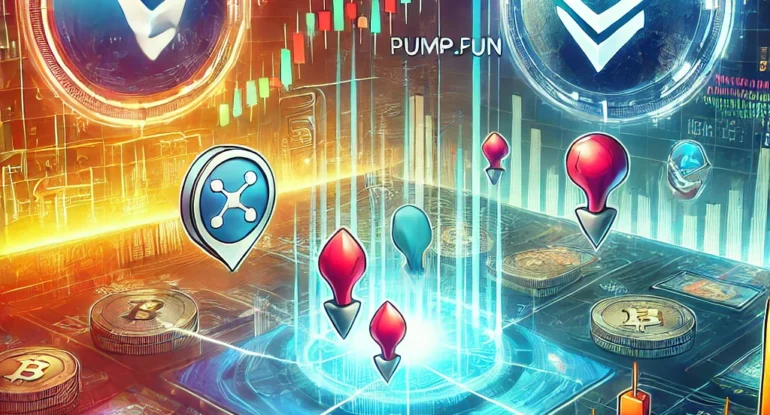 DALL·E 2025-03-18 20.41.35 - A futuristic blockchain trading interface showcasing a competitive battle between two decentralized platforms, Raydium and Pump.fun, within the Solana DALL·E 2025-03-18 20.41.35 - A futuristic blockchain trading interface showcasing a competitive battle between two decentralized platforms, Raydium and Pump.fun, within the Solana